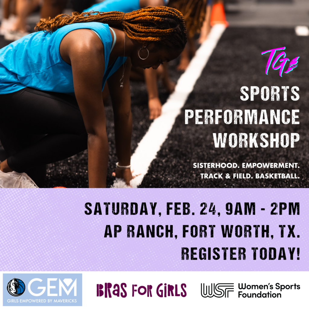 TrackGirlz Sports performance Workshop on Saturday, February 24 at AP Ranch in Fort Worth, TC from 9am - 2pm