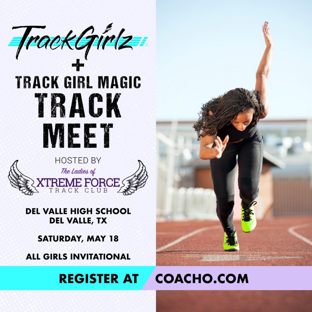 TrackGirlz + TrackGirl Magic Track Meet Flyer 