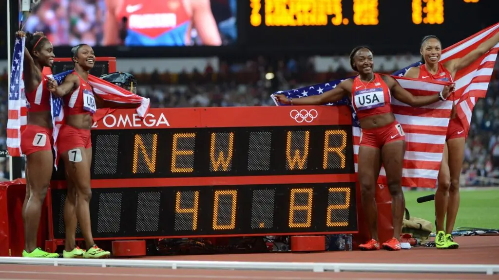 World Record relay team