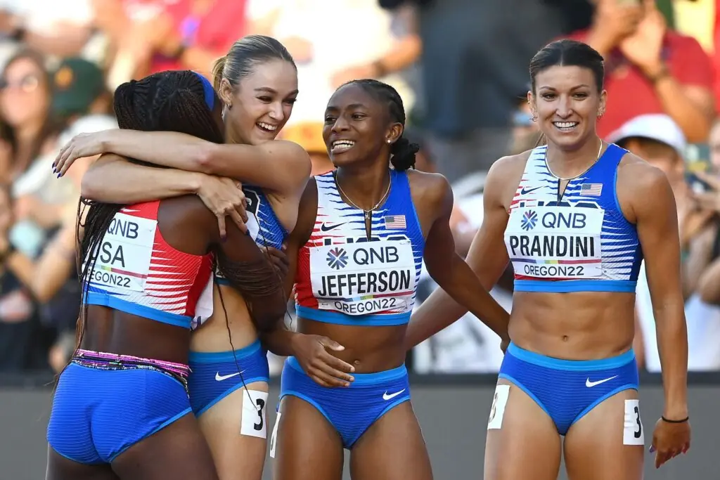 Women's 4x100m at the 2022 World Championships