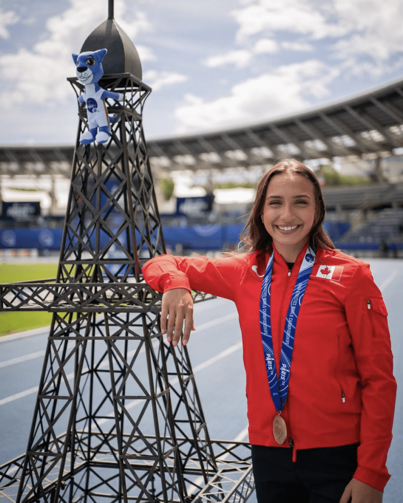 Papaconstantinou at the Paris World Championships